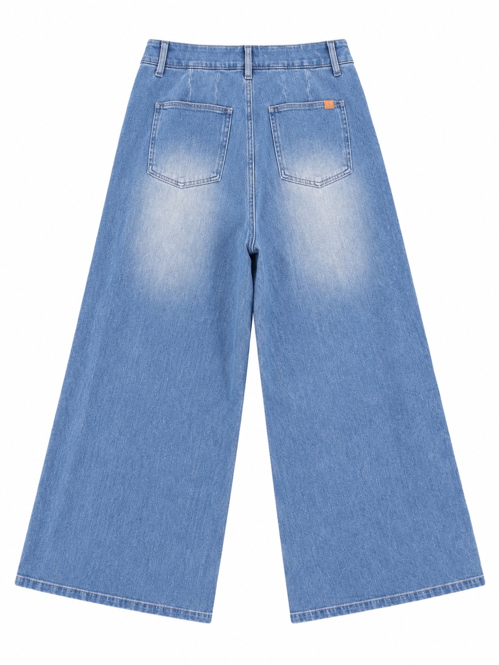 HALARA Light Blue High-Rise Pull On Wide Leg Jeans - Picture 5 of 5